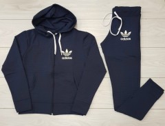 ADIDAS Ladies Sweatshirt And Pants (NAVY) (S - M - L - XL)