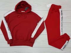 SNOW Ladies Sweatshirt And Pants (RED) (XS - S - M - L)
