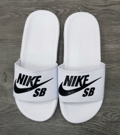 NIKE Ladies Slippers (WHITE - BLACK) (36 to 39) 