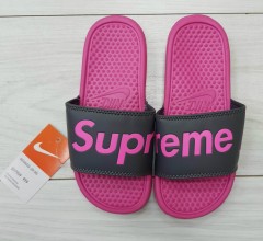 SUPREME  Ladies Slippers (PINK - BLACK) (35 to 40) 