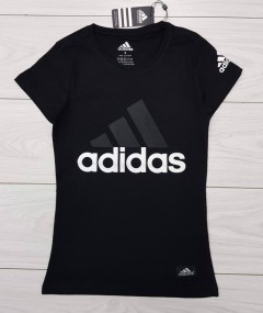 ADIDAS Ladies T-Shirt (BLACK) (S - M - L - XL ) 