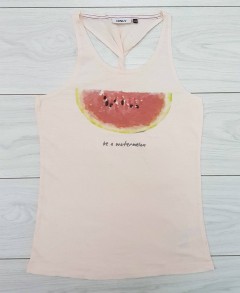 SUPERDRY Ladies T-Shirt (LIGHT PINK) (L) 