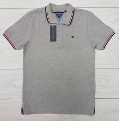 TOMMY - HILFIGER Mens Polo Shirt  (GRAY) (S - M - L - XL )