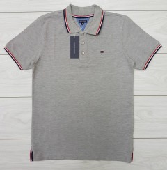 TOMMY - HILFIGER Mens Polo Shirt  (GRAY) (S - M - L - XL )