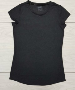 PUMA Ladies T-Shirt (BLACK) (S - M - L - XL)