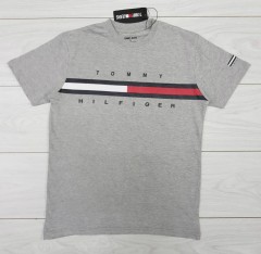 TOMMY - HILFIGER Mens T-Shirt (GRAY) (S - M - L - XL )