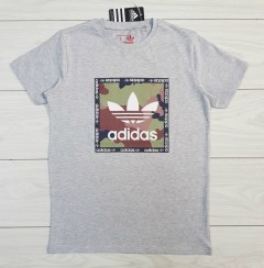 ADIDAS  Mens T-Shirt (GRAY) (S - M - L - XL )