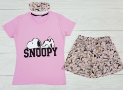 CLM HOMEWEAR  Ladies 3 Pcs Set (PINK) (MD) (S - M - L - XL) (Made in Turkey)