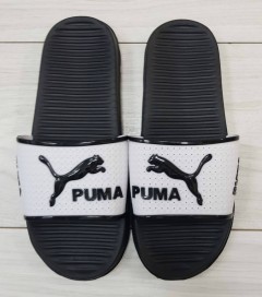 PUMA  Mens Slippers (BLACK - WHITE) (MD) (41 to 45) 