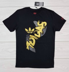 ADIDAS Mens T-Shirt (BLACK) (S - M - L - XL ) 
