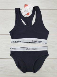 CALVIN KLEIN Ladies Panty Set (BLACK) (S - M - L - XL)