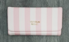 VICTORIAS SECRET Ladies Wallet (WHITE - PINK) (MD) (VS) (Free Size)