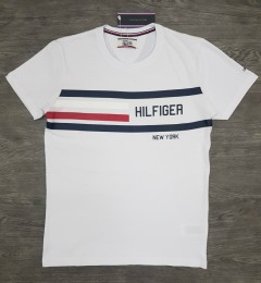 TOMMY - HILFIGER Mens T-Shirt (WHITE) (S - M - L - XL )