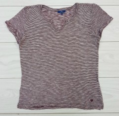 TOM TAILOR Ladies T-Shirt (PURPLE) (M - L - XL) 