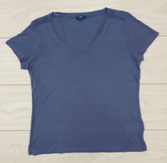 TOM TAILOR Ladies T-Shirt (BLUE) (S - M - L - XL - XXL)