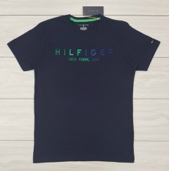 TOMMY - HILFIGER Mens T-Shirt (NAVY) (S - M - L - XL )