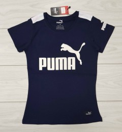 PUMA  Ladies T-Shirt (NAVY) (S - M - L - XL)