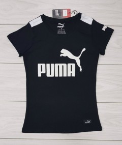 PUMA  Ladies T-Shirt (BLACK) (S - M - L - XL) 
