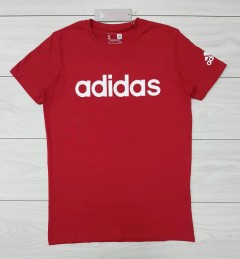 ADIDAS Mens T-Shirt (RED) (S - M - L - XL ) 