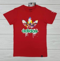 ADIDAS Mens T-Shirt (RED) (S - M - L - XL) 