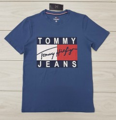 TOMMY - HILFIGER Mens T-Shirt (BLUE) (S - M - L - XL )