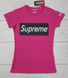 SUPREME Ladies T-Shirt (PINK) (S - M - L - XL)