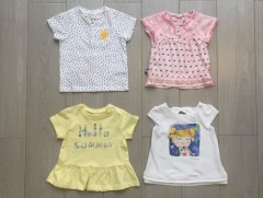 PM 4 Pcs Girls T-Shirt Pack (PM) (12 Months)