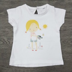 Girls T-Shirt (WHITE) (FM) (12 Months to 4 Years)