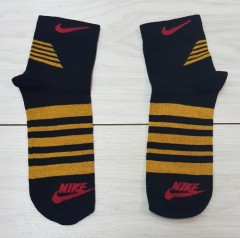 NIKE Sock UniSex (BLACK - ORANGE - RED) ( One Size)