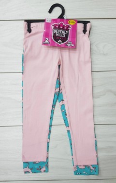 Girls 2 Pcs Pants Pack (LIGHT BLUE - LIGHT PINK) (LP) (FM) (2 to 12 Years) (
