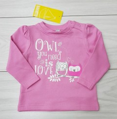 Girls Long Sleeved Shirt (PINK) (LP) (FM) (6 Months to 2 Years)