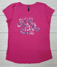 SINSAY Ladies T-Shirt (PINK) (M)