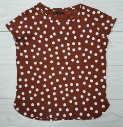 SPLASH Ladies T-Shirt (BROWN) (M - L - XL) 