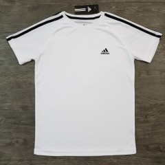 ADIDAS  Mens Turkey Dri-fit Sport T-Shirt (WHITE) (S - M - L - XL - XXL - 3XL - 4XL - 5XL)