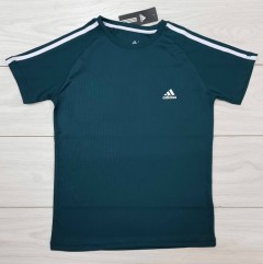 ADIDAS  Mens Turkey Dri-fit Sport T-Shirt (DARK GRREN) (S - M - L - XL - XXL)