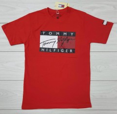 TOMMY - HILFIGER  Mens T-Shirt (RED) (S - M - L - XL ) 