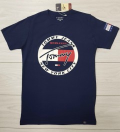 TOMMY - HILFIGER  Mens T-Shirt (NAVY) (S - M - L - XL ) 
