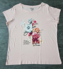 SPLASH Ladies T-Shirt (LIGHT PINK) (XXL - 4XL) 