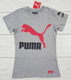 PUMA Ladies T-Shirt (GRAY) (S - M - L - XL ) 