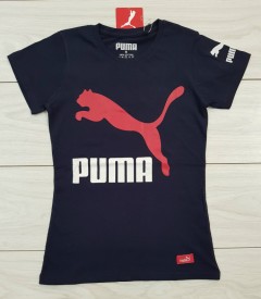 PUMA Ladies T-Shirt (NAVY) (S - M - L - XL ) 
