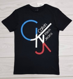 CALVIN KLEIN  Mens T-Shirt (BLACK) (S - M - L - XL )