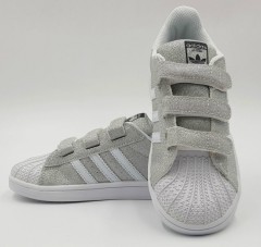 ADIDAS Girls Sneaker Shoes (GRAY) (MD) (28 to 35 EUR)