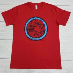 ALEX FOX Mens T-Shirt (RED) (M - L - XL - 3XL )