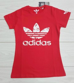 ADIDAS Ladies T-Shirt (RED) (S - M - L - XL)