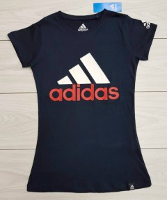 ADIDAS Ladies T-Shirt (NAVY) (S - M - L - XL)