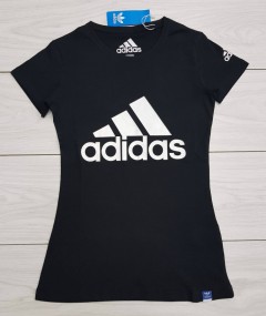 ADIDAS Ladies T-Shirt (BLACK) (S - M - L - XL)