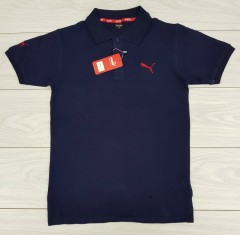 PUMA Mens Polo Shirt (NAVY) (S - M - L - XL - XXL)