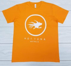 ALEX FOX Mens T-Shirt (ORANGE) (L - XL)