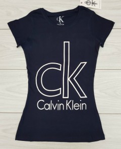 CALVIN KLEIN Ladies T-Shirt (NAVY) (S - M - L - XL)