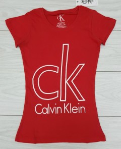 CALVIN KLEIN Ladies T-Shirt (RED) (S - M - L - XL)